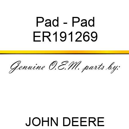 Pad - Pad ER191269