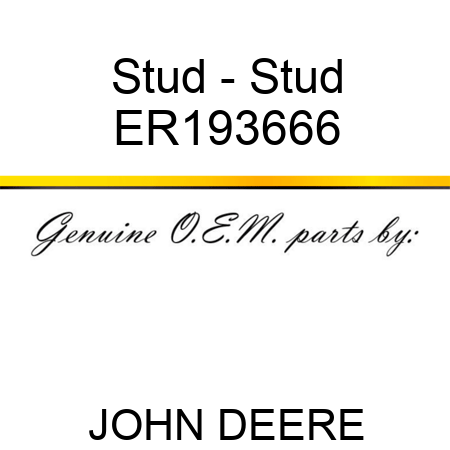 Stud - Stud ER193666