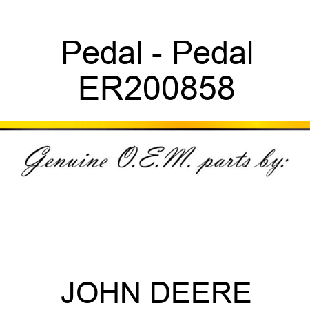 Pedal - Pedal ER200858
