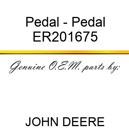 Pedal - Pedal ER201675