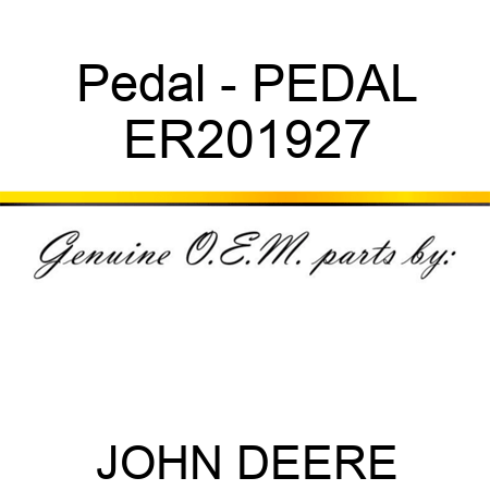 Pedal - PEDAL ER201927