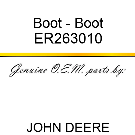 Boot - Boot ER263010