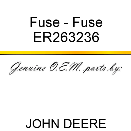 Fuse - Fuse ER263236