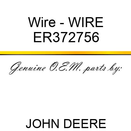 Wire - WIRE ER372756