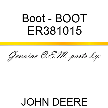 Boot - BOOT ER381015
