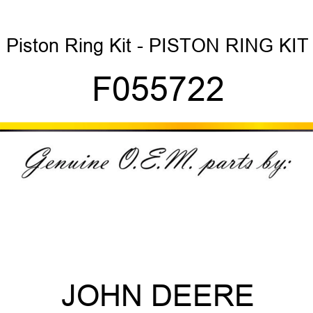Piston Ring Kit - PISTON RING KIT F055722