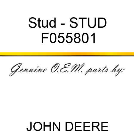 Stud - STUD F055801