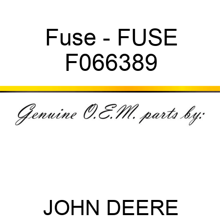 Fuse - FUSE F066389