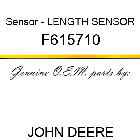 Sensor - LENGTH SENSOR F615710