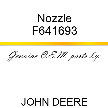 Nozzle F641693