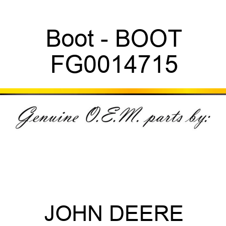 Boot - BOOT FG0014715