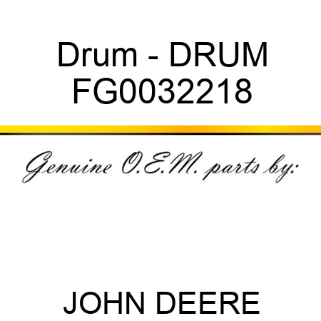 Drum - DRUM FG0032218