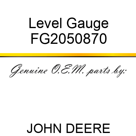 Level Gauge FG2050870
