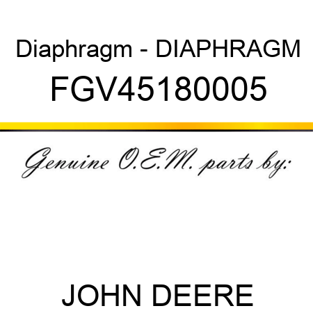 Diaphragm - DIAPHRAGM FGV45180005