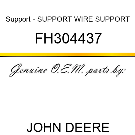 Support - SUPPORT, WIRE SUPPORT FH304437