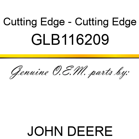 Cutting Edge - Cutting Edge GLB116209