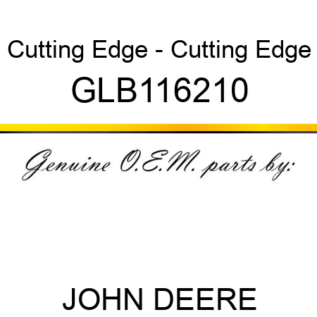 Cutting Edge - Cutting Edge GLB116210