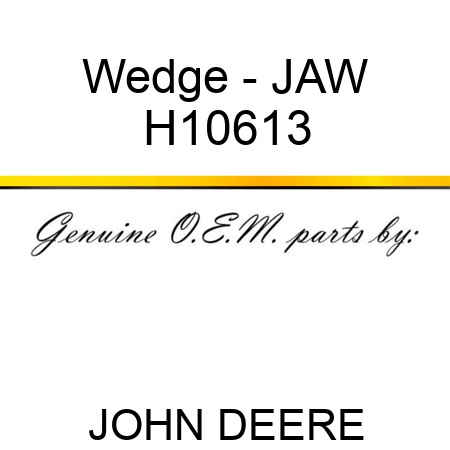 Wedge - JAW H10613