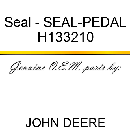 Seal - SEAL-PEDAL H133210