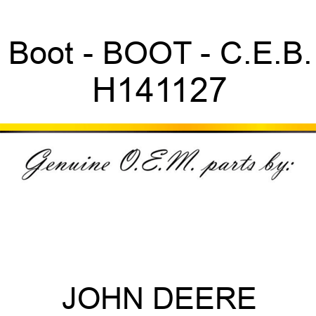 Boot - BOOT - C.E.B. H141127