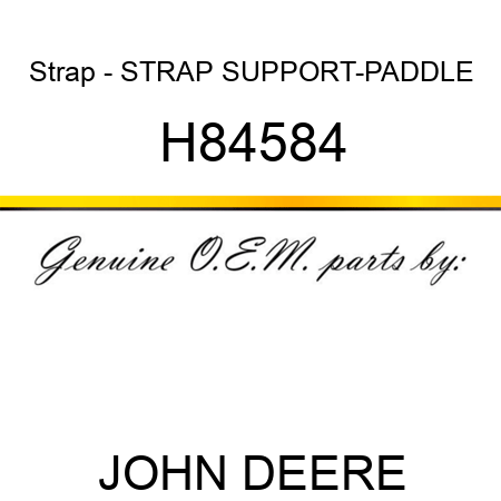 Strap - STRAP, SUPPORT-PADDLE H84584