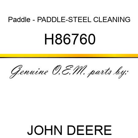 Paddle - PADDLE-STEEL CLEANING H86760