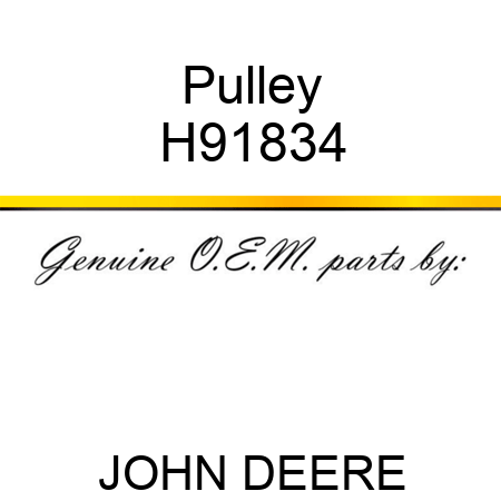 Pulley H91834