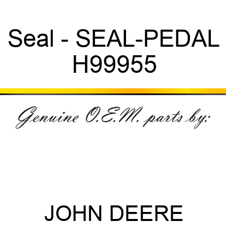 Seal - SEAL-PEDAL H99955