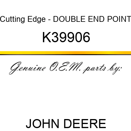 Cutting Edge - DOUBLE END POINT K39906