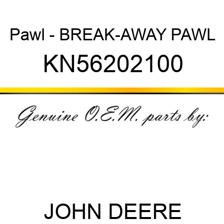 Pawl - BREAK-AWAY PAWL KN56202100