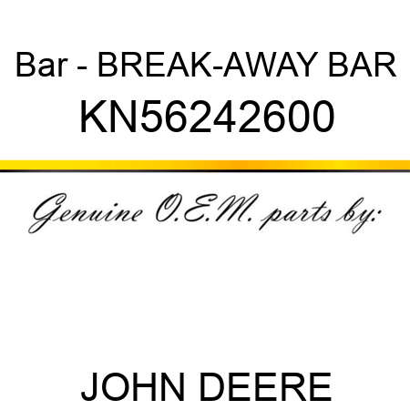 Bar - BREAK-AWAY BAR KN56242600