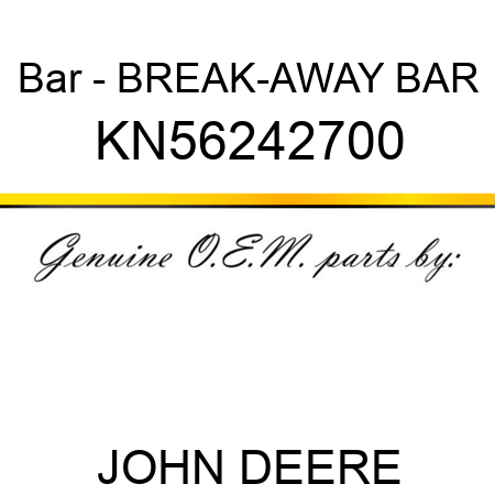 Bar - BREAK-AWAY BAR KN56242700