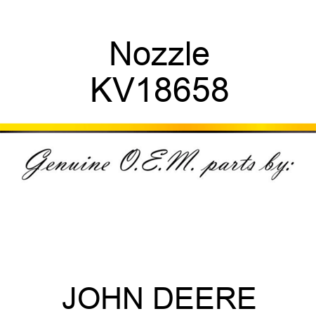 Nozzle KV18658