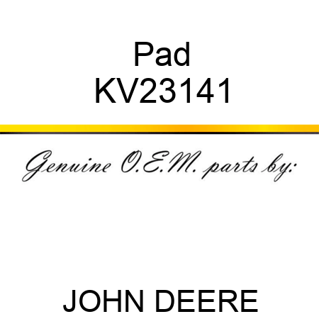 Pad KV23141
