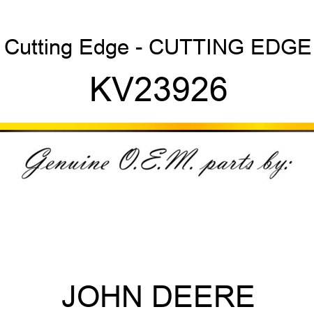 Cutting Edge - CUTTING EDGE KV23926