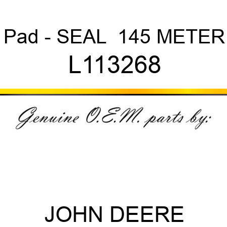 Pad - SEAL  1,45 METER L113268