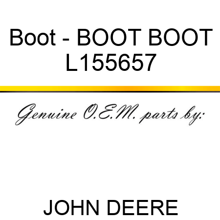 Boot - BOOT, BOOT L155657