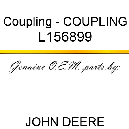 Coupling - COUPLING L156899