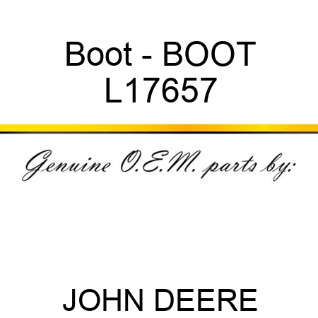 Boot - BOOT L17657