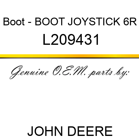 Boot - BOOT, JOYSTICK 6R L209431