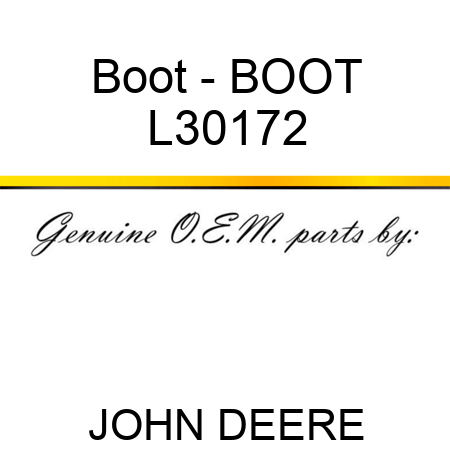Boot - BOOT L30172