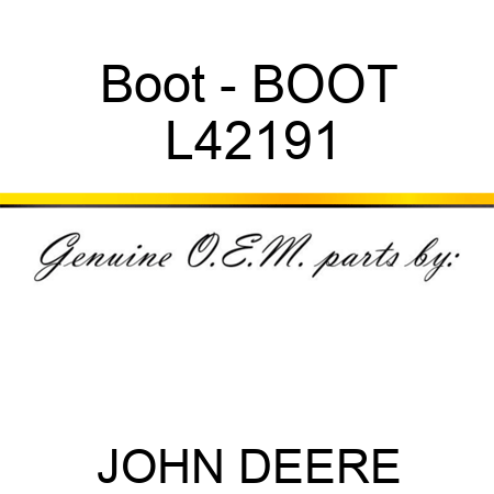 Boot - BOOT L42191