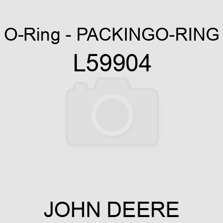 O-Ring - PACKING,O-RING L59904