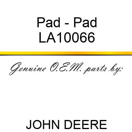 Pad - Pad LA10066