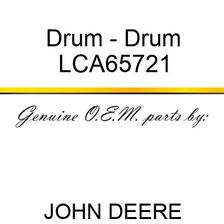 Drum - Drum LCA65721