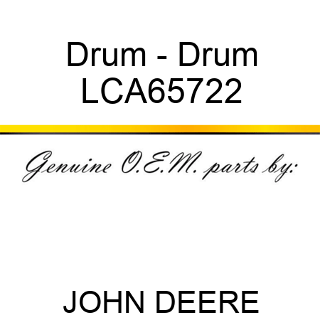 Drum - Drum LCA65722
