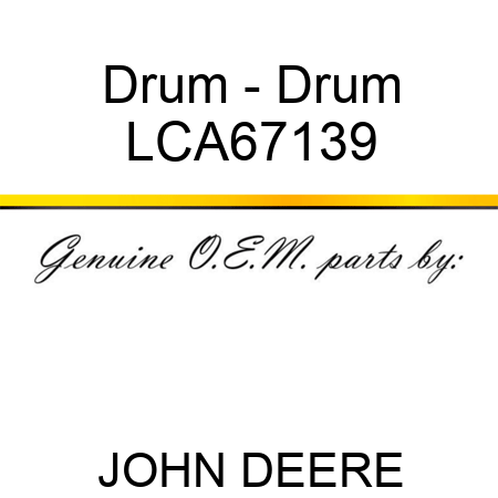 Drum - Drum LCA67139