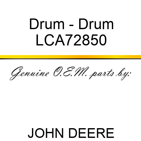 Drum - Drum LCA72850