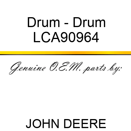 Drum - Drum LCA90964