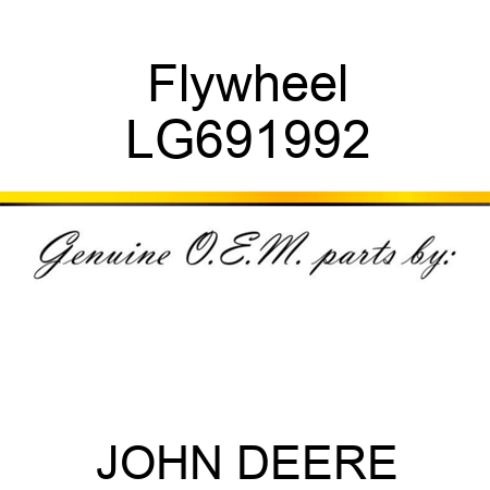 Flywheel LG691992